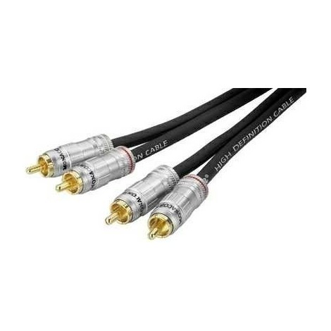 ACP-150/50 =lengte 1.5, 3, 5m RCA audio cable