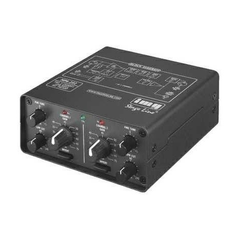 IMG-Stage Line MPA-202 2-channel microfoon voorversterker