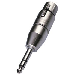 NEUTRIK adapter XLR-6.3 mm stereo plug