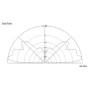 FM high gain colinear aluminum 3 4 wave antenne 1, 3 KW