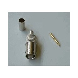 BNC-Female Crimp connector RG 58 (10 pieces )