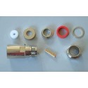 N-Connector Female Clamp voor LMR400 / RG213 / CLF400 (10 stuks)