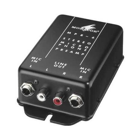 Monacor MPR 6 microfoon voorversterker
