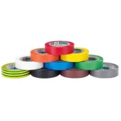 Conjunto de fita isolante elétrica de PVC macio com 10 rolos