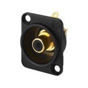 NEUTRIK RCA panel jacks, in a D series XLR panel ( 10 stuks )