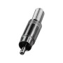 T-700 RCA-Plug-in-Stecker Chromplattierter (10 Teile)