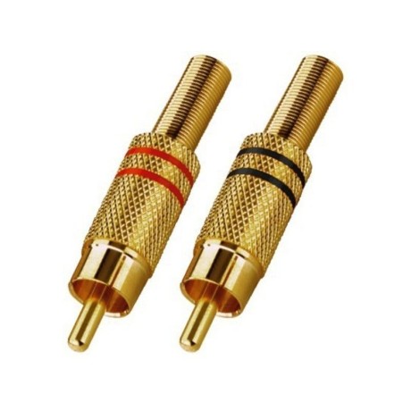 T-707GLC RCA-Plug-in-Stecker Goldvergleichskörper