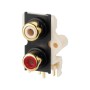 RCA Panel Print Jacks Gold-plattierter Kontakt T-720G (10 Stück)