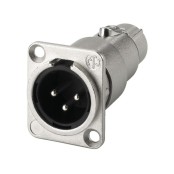 NEUTRIK XLR connettori passanti da pannello, 3 poli NA-3MDF