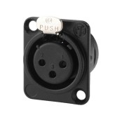 NEUTRIK XLR panel connectors, 3 poles NC-3FDL1BAG ( 10 stuks )