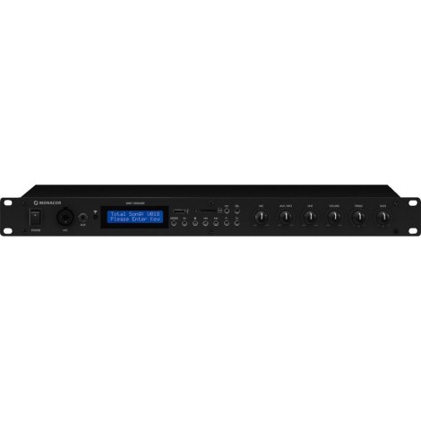 Monacor DMP-130MIXBT MP3 player and microphone line mixer