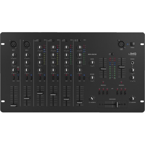 MPX 206 SW 6 kanaals stereo mixer