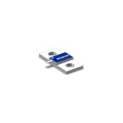 Resistor de terminação RF de montagem em flange de 100 ohms e 500 W