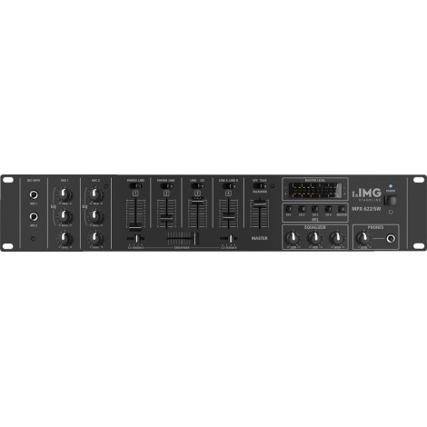 6-Kanaals Stereo Mixer voor DJ & PA