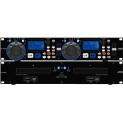 Doppio lettore CD DJ MP3 USB SD rack da 19 pollici