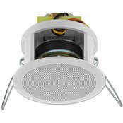Monacor EDL-22/WS Altoparlante da Soffitto Bianco - Qualità del Suono Professionale