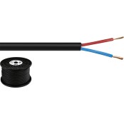Monacor SPC-525/SW Speaker Cable Black 2x 2.5mm²