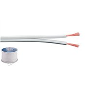 Monacor SPC-75/WS Cavo Diffusore 2 x 0.75 mm² 100 m QUALITÀ STANDARD