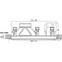 Monacor ESP-17/WS Alto-falantes Hi-Fi PA de Parede e Teto