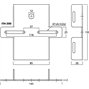 MONACOR ITH-300 Supporto per Palo - Capacità 100 kg